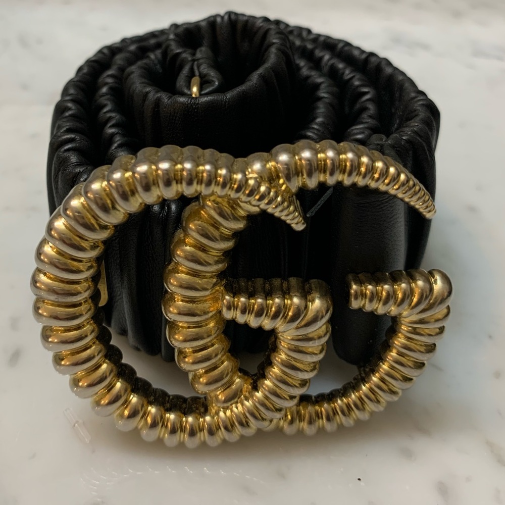 ‼️SOLD‼️ Auth Gucci Torchon Double G Buckle belt